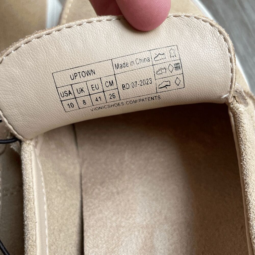 Vionic Journey Uptown Loafer Sand Suede Women's 10 - Picture 5 of 5